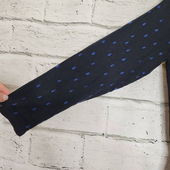 Maison Scotch Women's Tear Drop Print Long Sleeve Shift Dress Size 2 Viscose - Picture 6 of 14